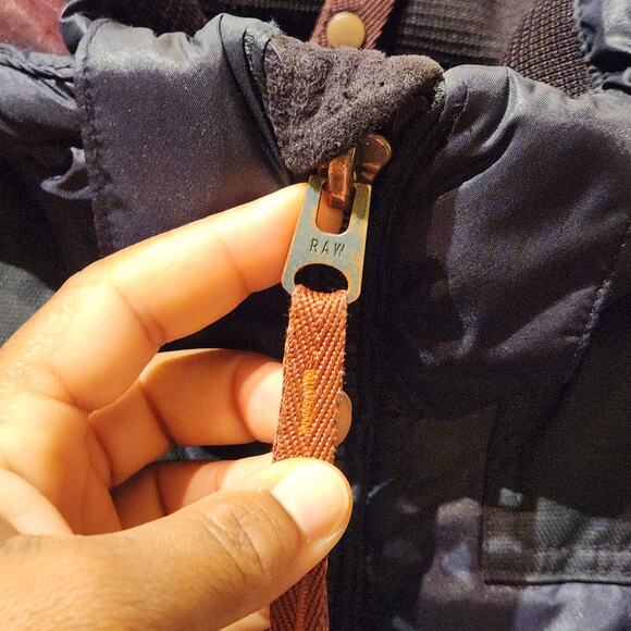 G-Star Raw Blue Whistler HDD Puffer Bomber Jacket Coat Men's Sz Large - Picture 6 of 16